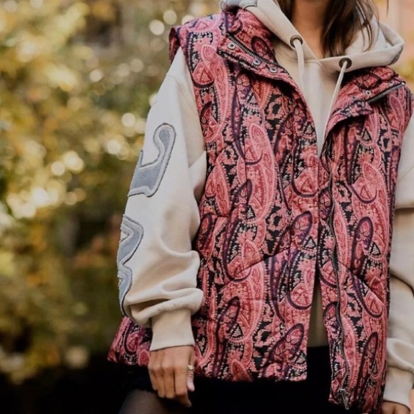 NWOT - Free People Flora Puffer Vest - Picture 2 of 9
